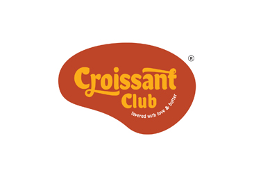 Branding agency calicut croissant-club logo